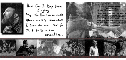 Photos and handwritten text